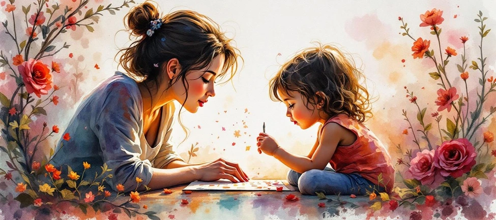 Child learning and solving problems in Grade 1